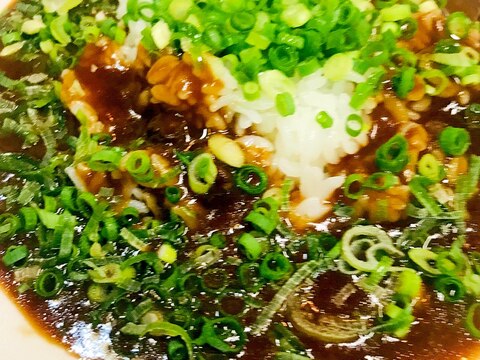 【カレーアレンジ】ねぎたっぷりのネギ油カレー